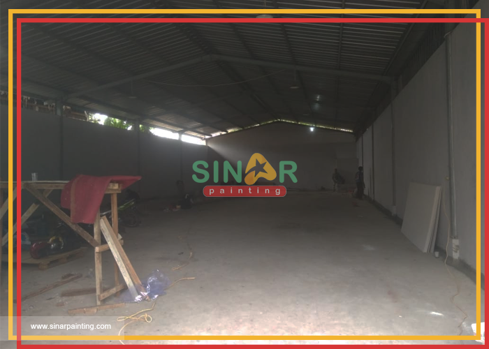  Cat  Epoxy Lantai  Borongan Permeter Sinar Painting 