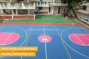 layanan pengecatan lapangan Sekolah untuk Tunas IBLAM Depok